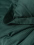 L'essentiel linge de maison Juego de funda de edredón doble Craft - Verde petróleo